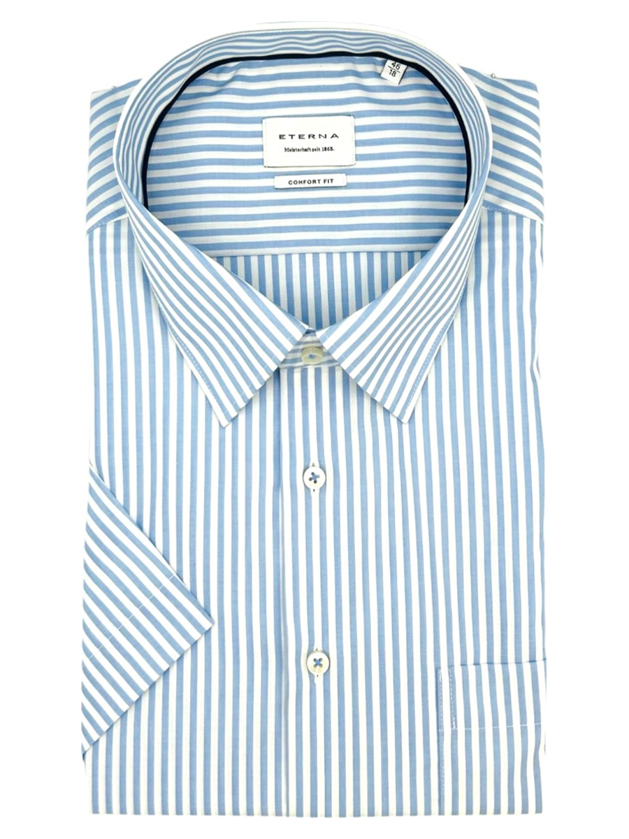 Eterna Comfort fit Kortærmet skjorte